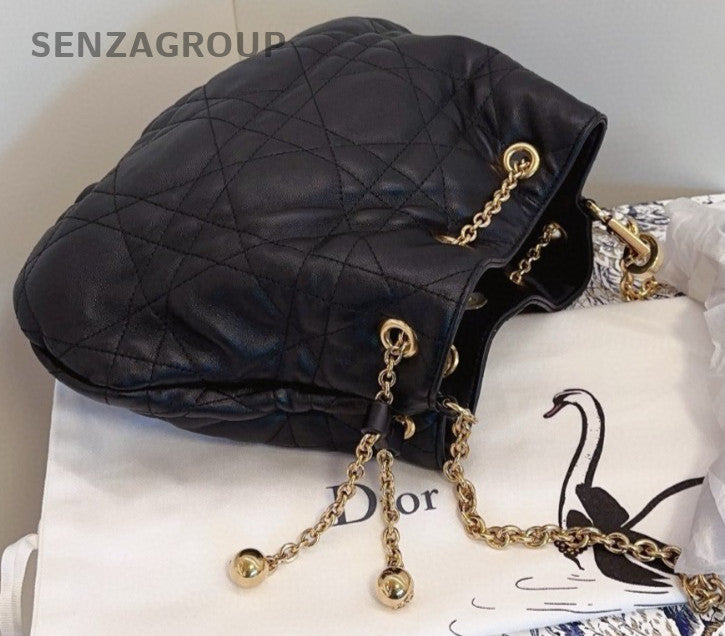 Chirstian Dior Summer Series AMMI Drawstring Shoulder bag