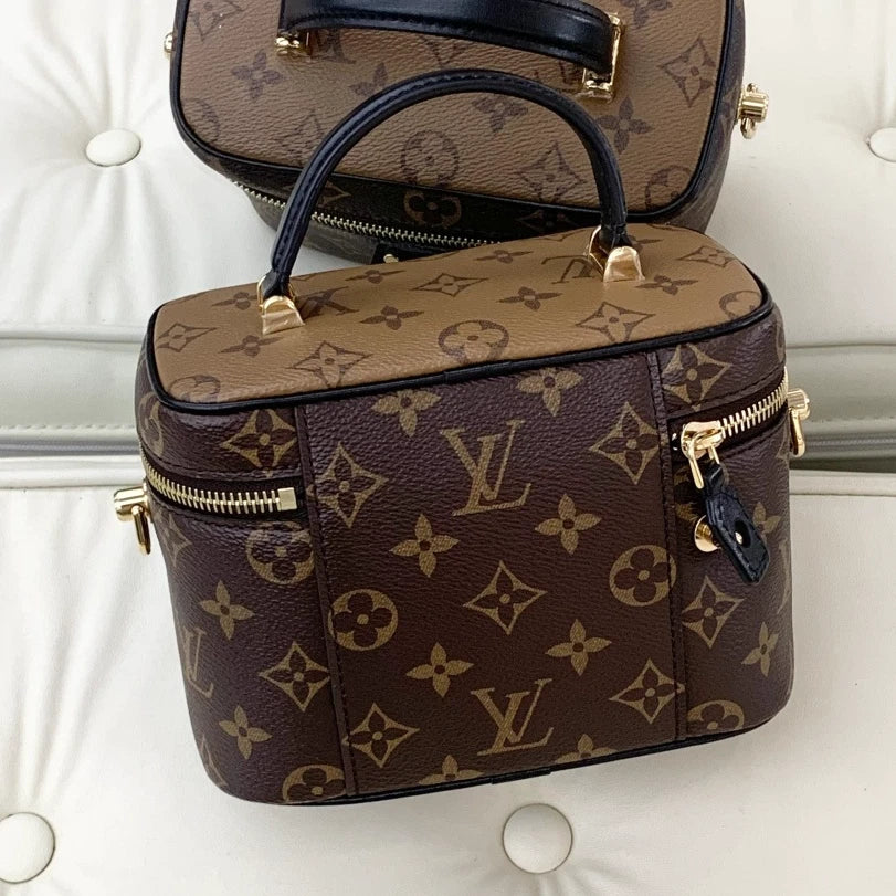Louis Vuitton Vanity Monogram Crossbody Top Handle Excellent