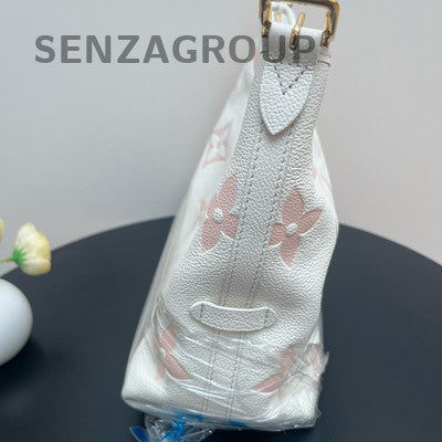 Louis Vuitton Carryall PM Monogram White Gold Shoulder Bag Women