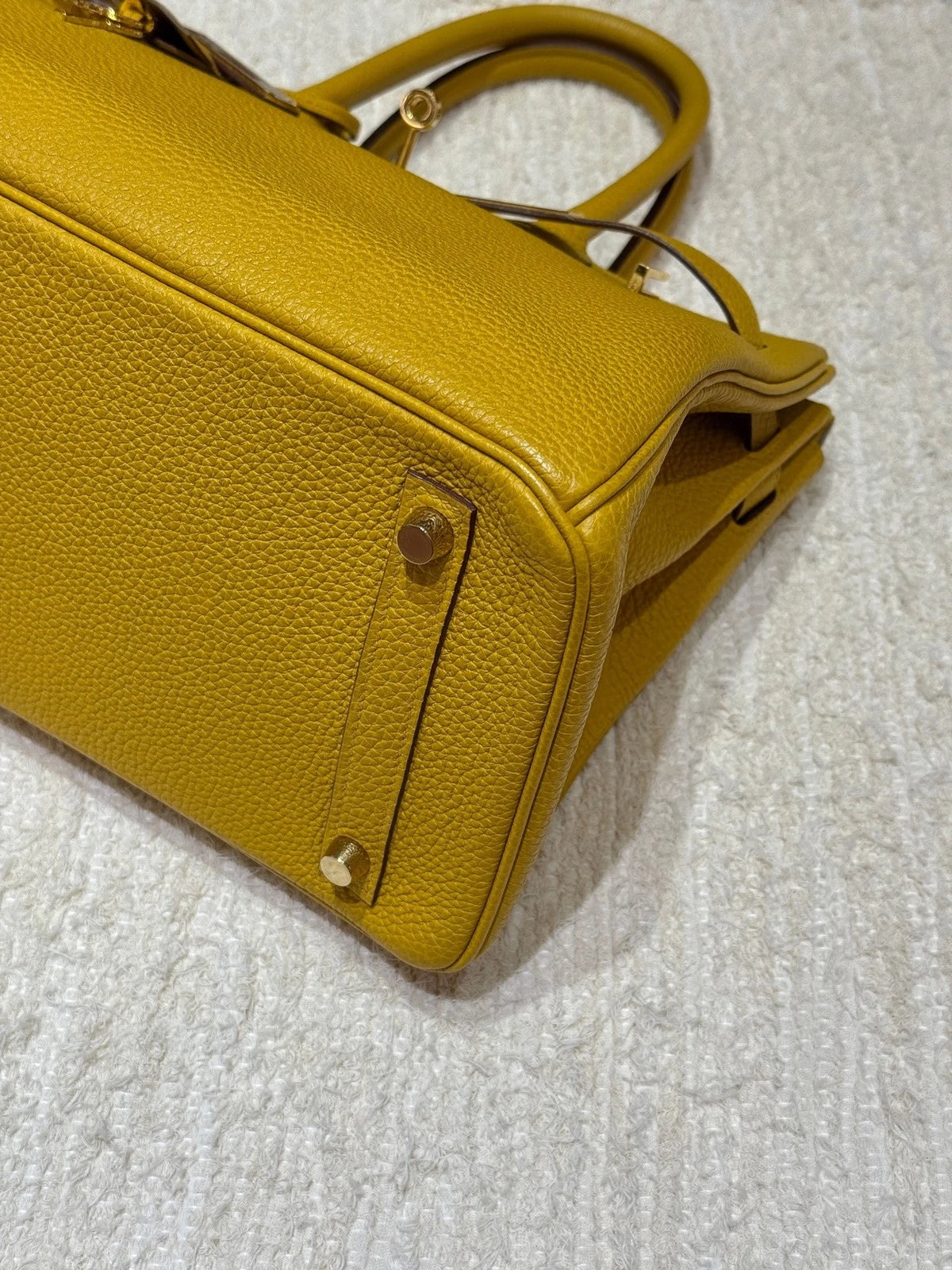 Hermes Birkin30 Yellow Gold Hardware Handbag For Women