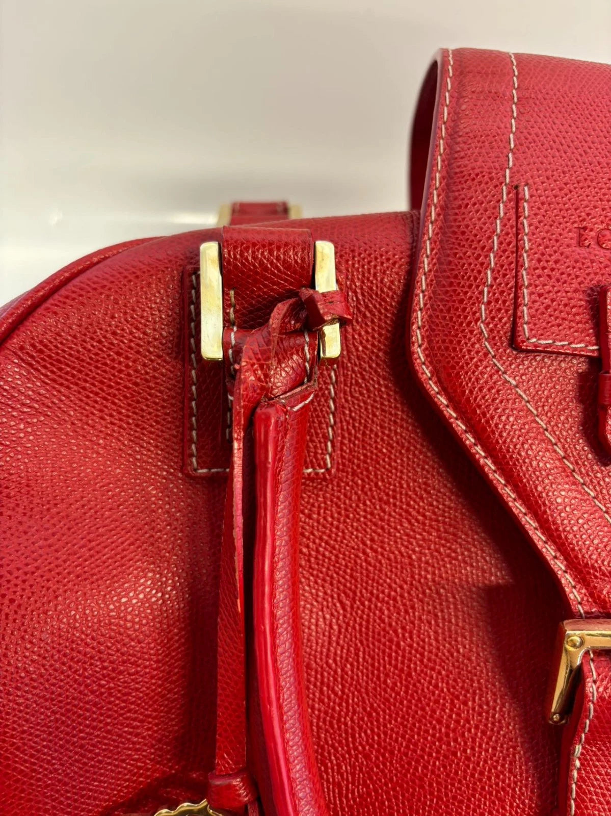 SJ0001 XP01682 LOEWE Traveler Bowling Handbag