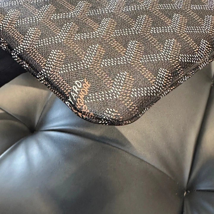 Goyard Poitiers Mini Tote Top Handle Bag Black Classic Women D