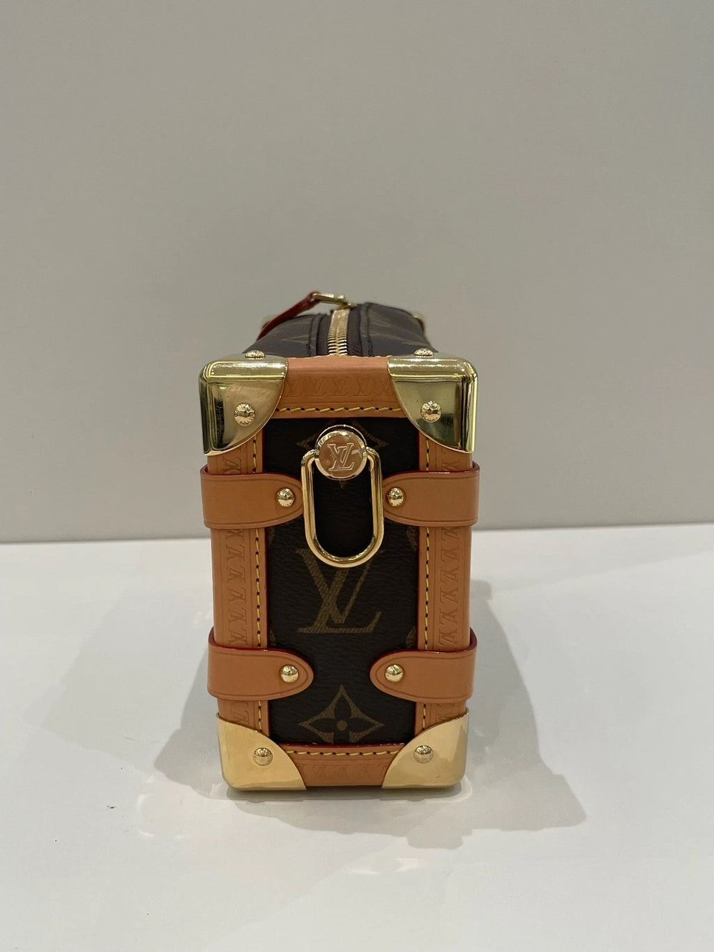 Louis Vuitton Canvas Side Trunk Mini Crossbody Bag For Women