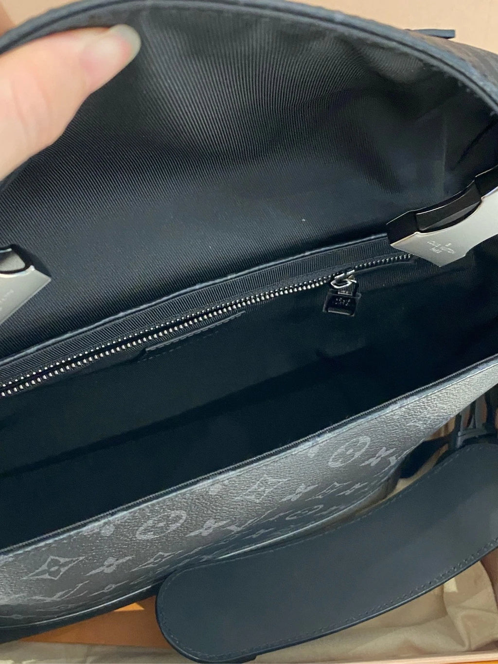 Louis Vuitton Voyager Small Black Crossbody Shoulder Bag Women
