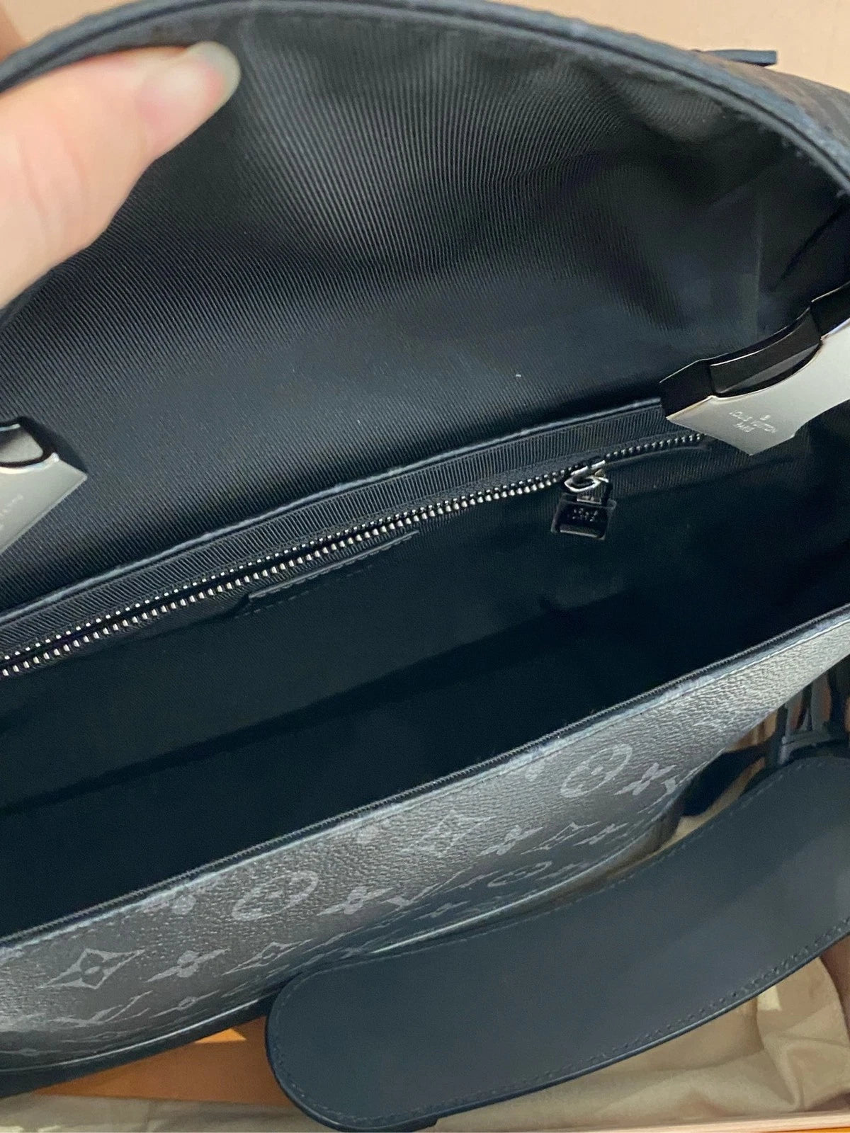 Louis Vuitton Voyager Small Black Crossbody Shoulder Bag Women
