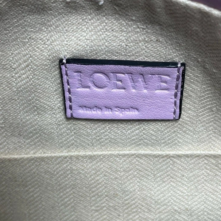 Loewe Purple Puzzle Hobo Shoulder Bag For Women