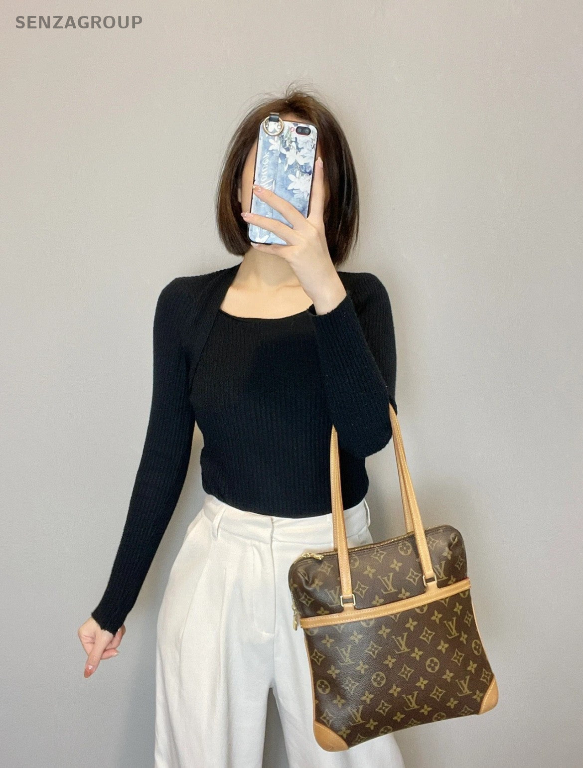 Louis Vuitton Monogram Coussin Shoulder bag Double Handle Vintage