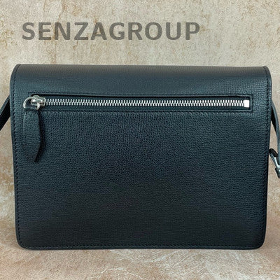Burberry Classic Black Equestrian Knight Check Crossbody Bag Women Fashion