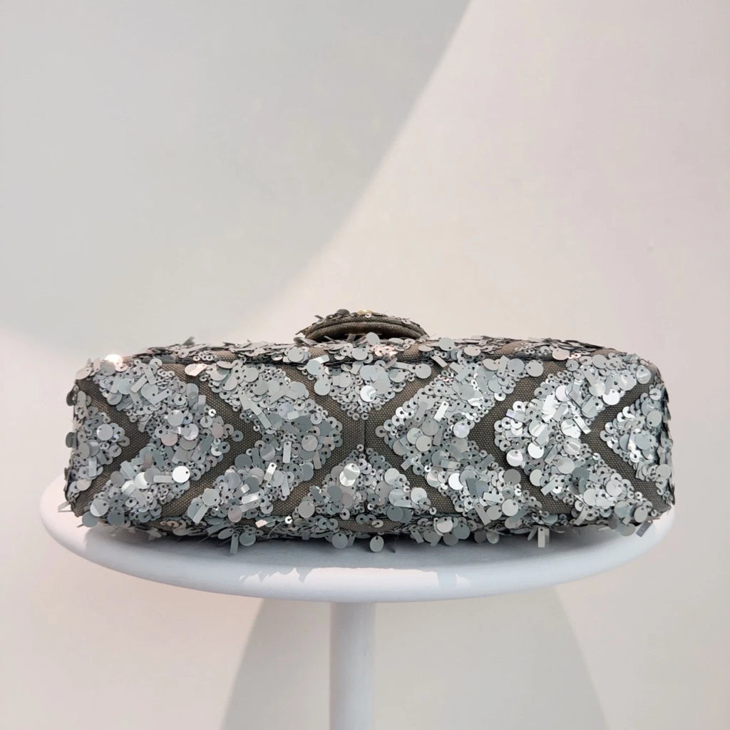 Chanel Sequin CC Flap Bag Shoulder &amp; Crossbody Bag