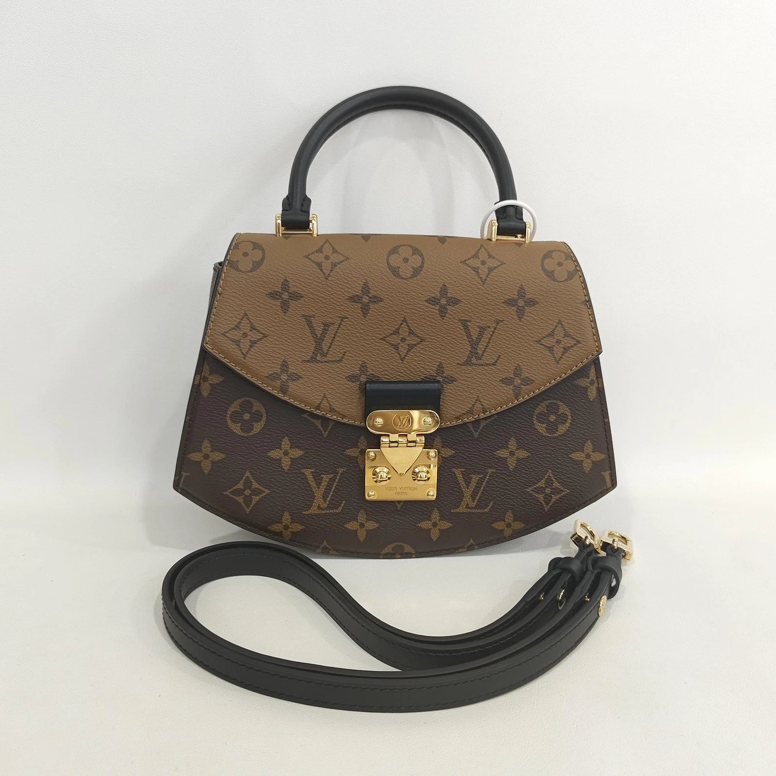 Louis Vuitton Tilsitt Monogram Canvas Top Handle Bag Shoulder Crossbody