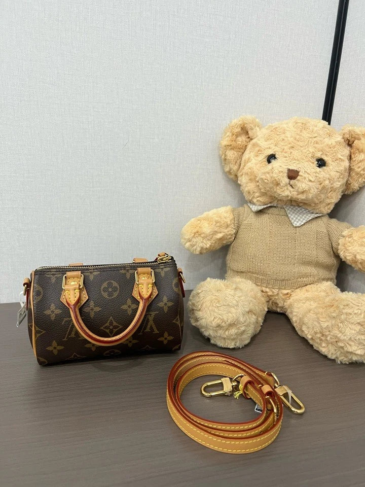 Louis Vuitton Canvas Monogram Speedy Nano Handbag For Women