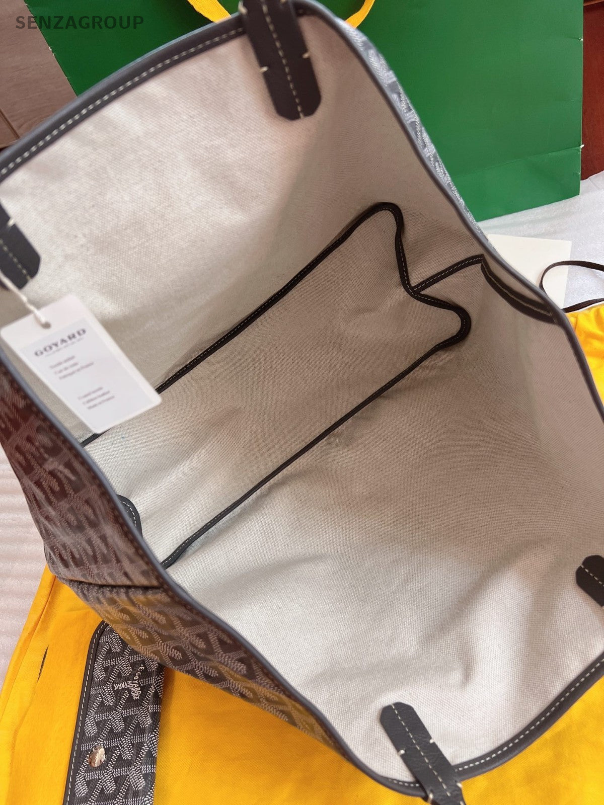 Goyard tote PM Classic Monogram Logo Gray Brand NEW