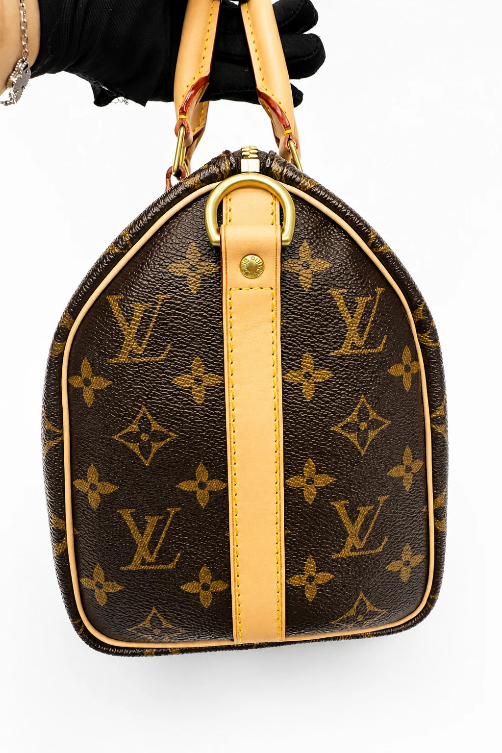 Louis Vuitton Speedy25 Monogram Canvas Handbag 2WAY Shoulder bag Crossbody