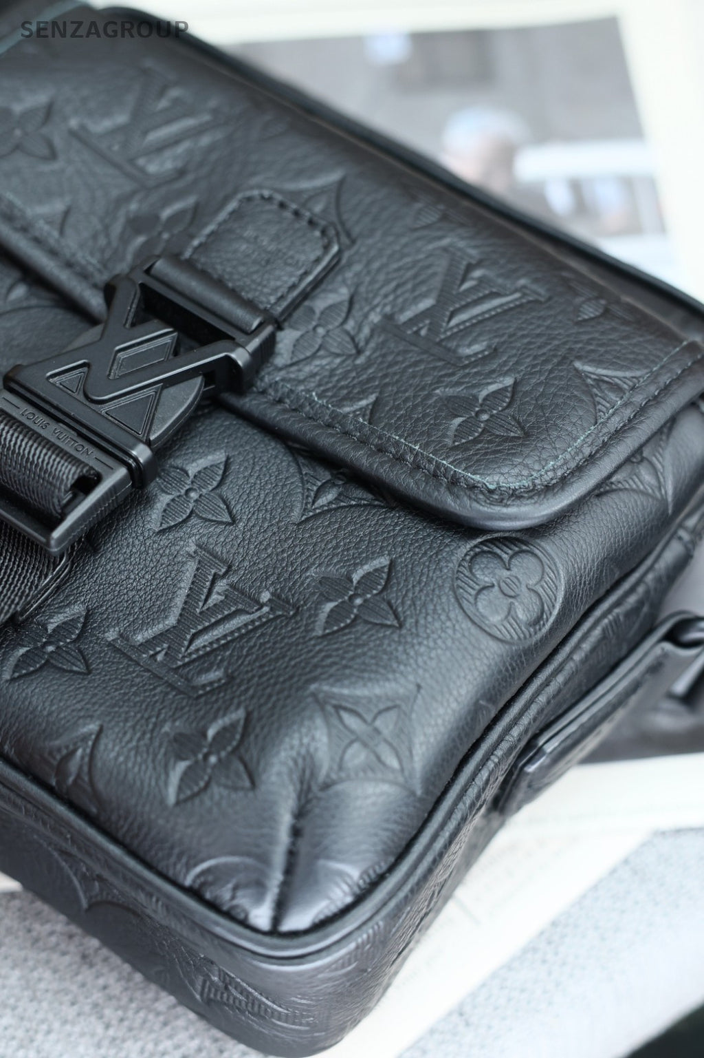Louis Vuitton Getaway Monogram Empreinte Shoulder bag All black Chip Version