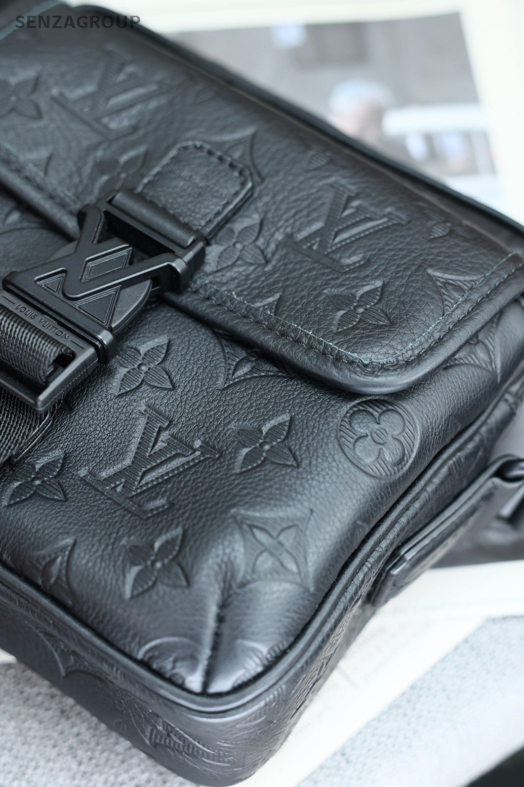 Louis Vuitton Getaway Monogram Empreinte Shoulder bag All black Chip Version