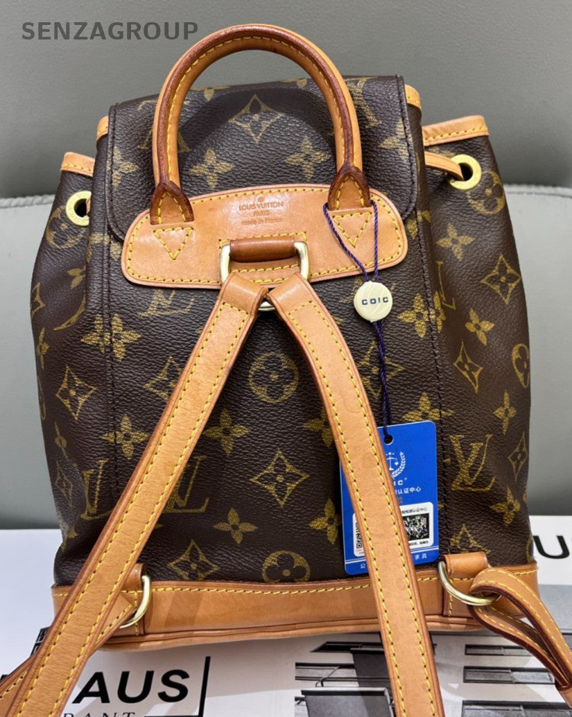 Louis Vuitton Backpack PM Monogram Drawstring Shoulder bag Vintage