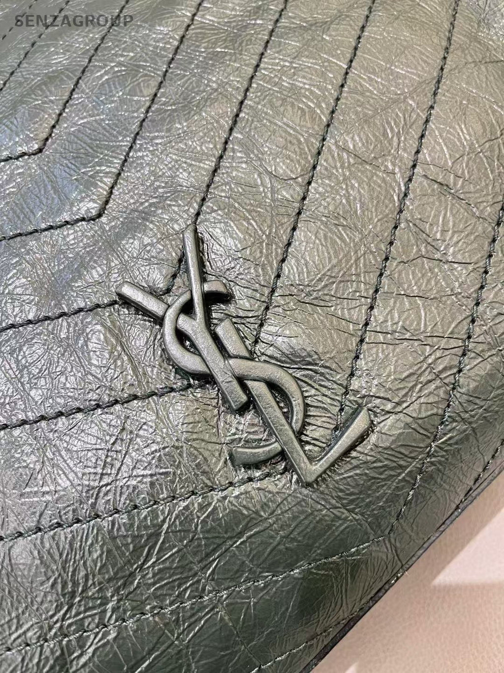 YSL Saint Laurent Niki shopping bag Oil waxed leather Chain Shoulder bag Women