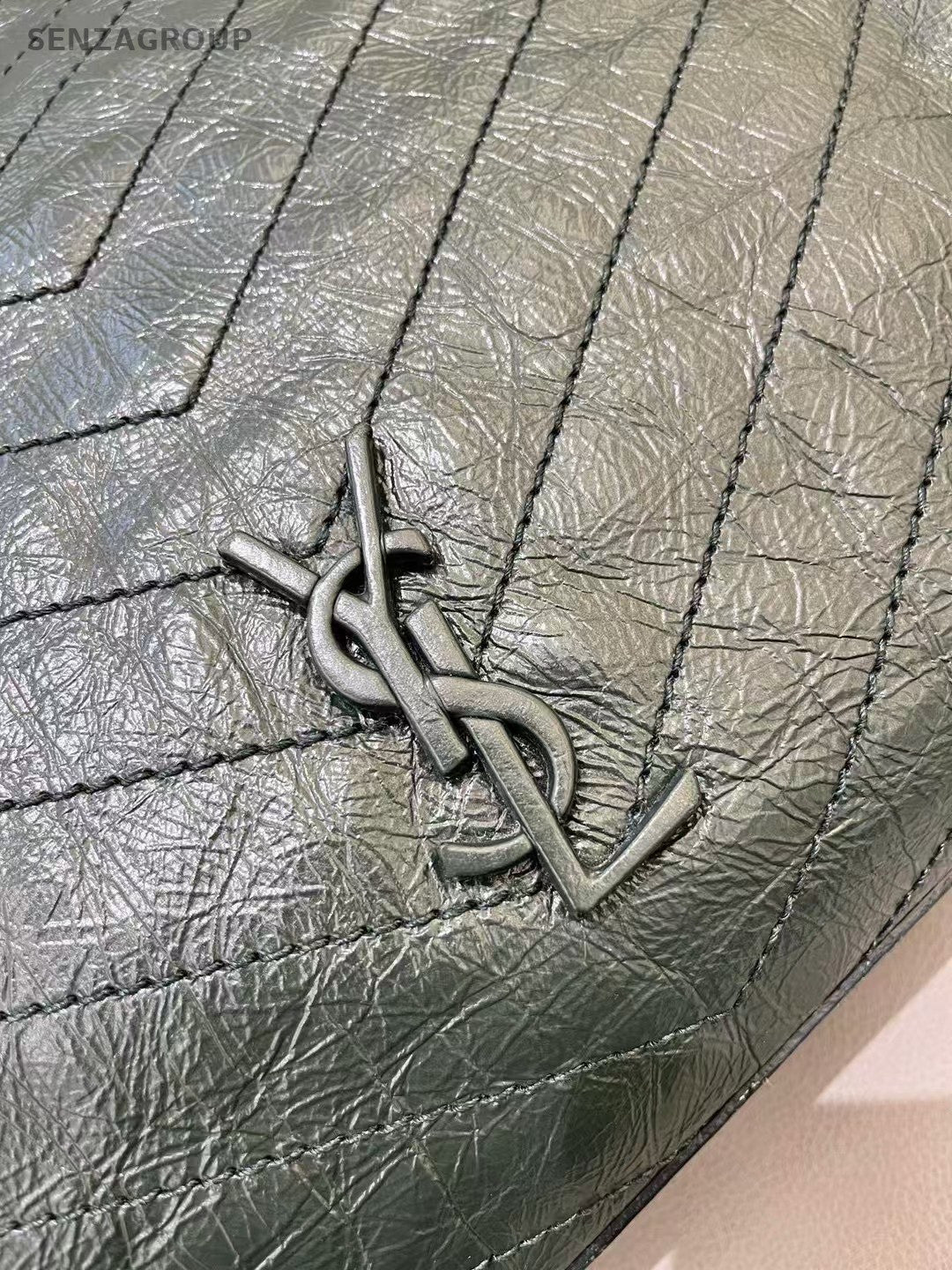 YSL Saint Laurent Niki shopping bag Oil waxed leather Chain Shoulder bag Women