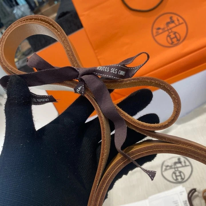 Hermes Herbag 31 Calfskin Canvas Top Handle Crossbody Bag Brown Women D