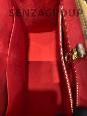 Louis Vuitton OnTheGo PM Tote Bag Brown Gold Classic Women's Handbag