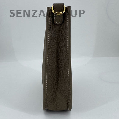 Hermès Evelyne 16 Grey Gold Calfskin Crossbody Shoulder Bag Women's Fashion