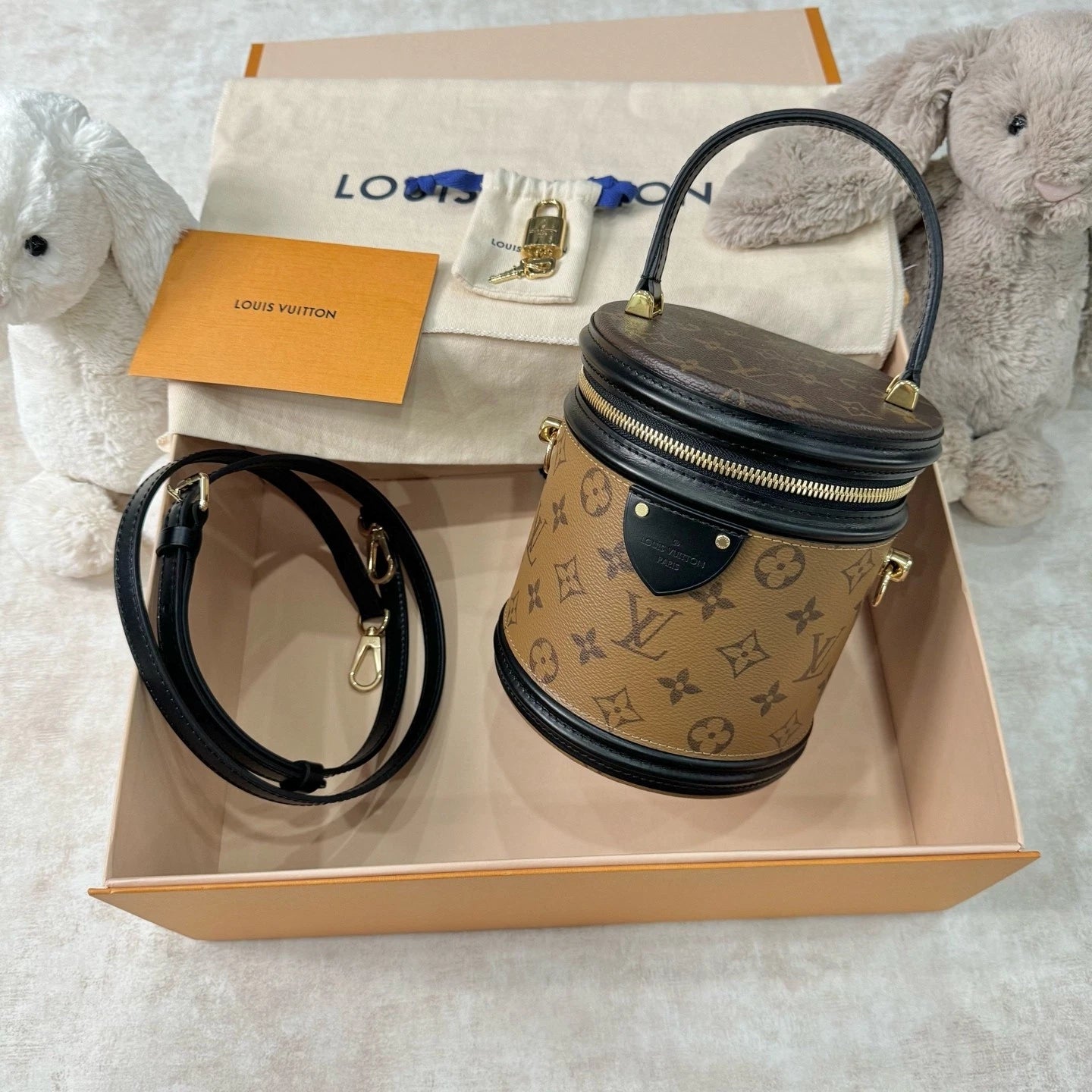 New Louis Vuitton Cannes Canvas Bucket Bag For Women