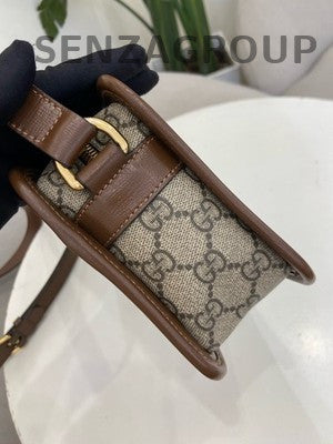 Gucci Retro GG Camera Bag Beige Gold Women's Classic Crossbody Shoulder Bag