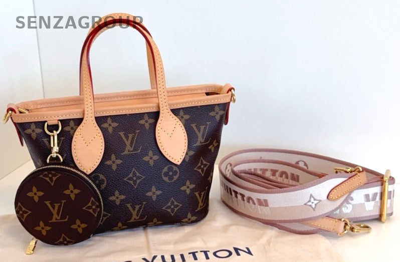 Louis Vuitton Neverfull bb Monogram Handbag 2WAY Shoulder bag Crossbody Women