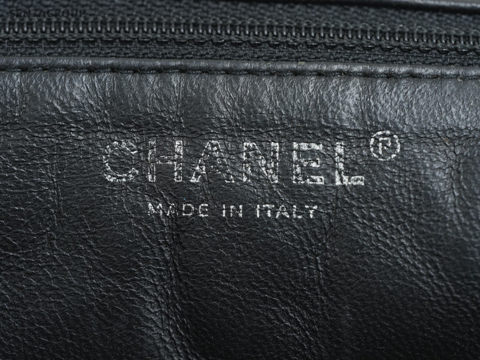 CHANEL Leboy Diamond pattern Chain Shoulder bag Black Silver Women