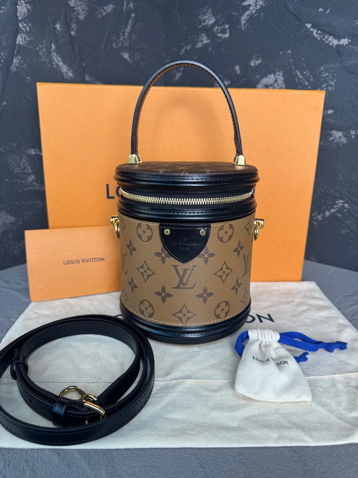Louis Vuitton Canvas Bucket Bag For Women