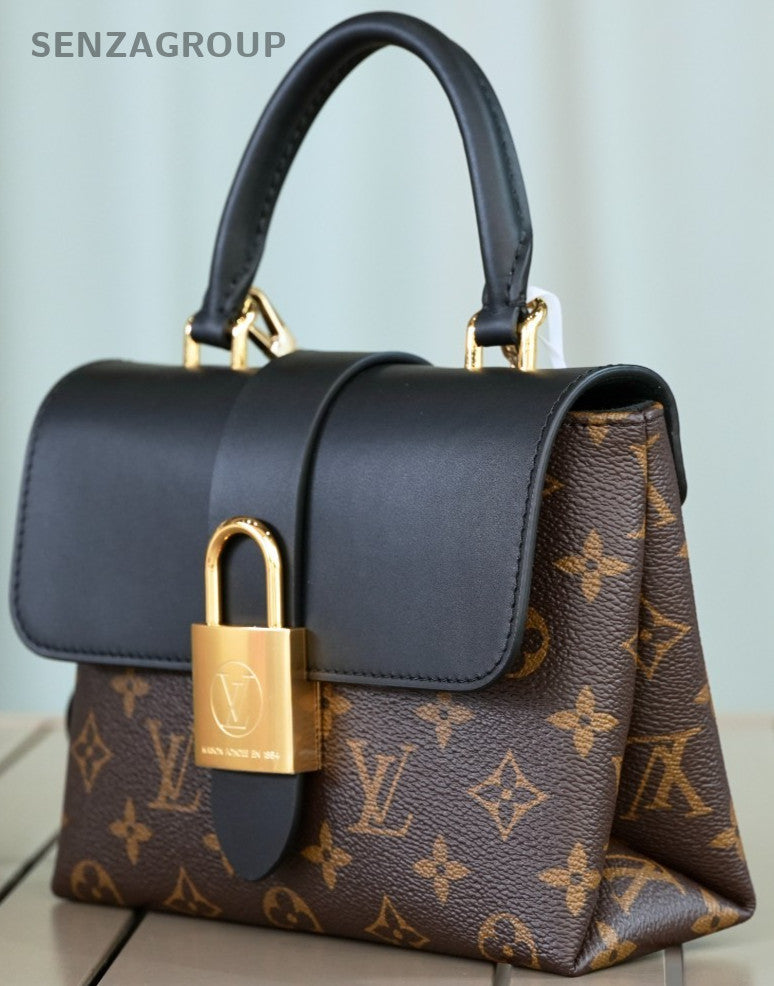 Louis Vuitton Monogram Locky BB Top handle handbag Crossbody almost Brand NEW