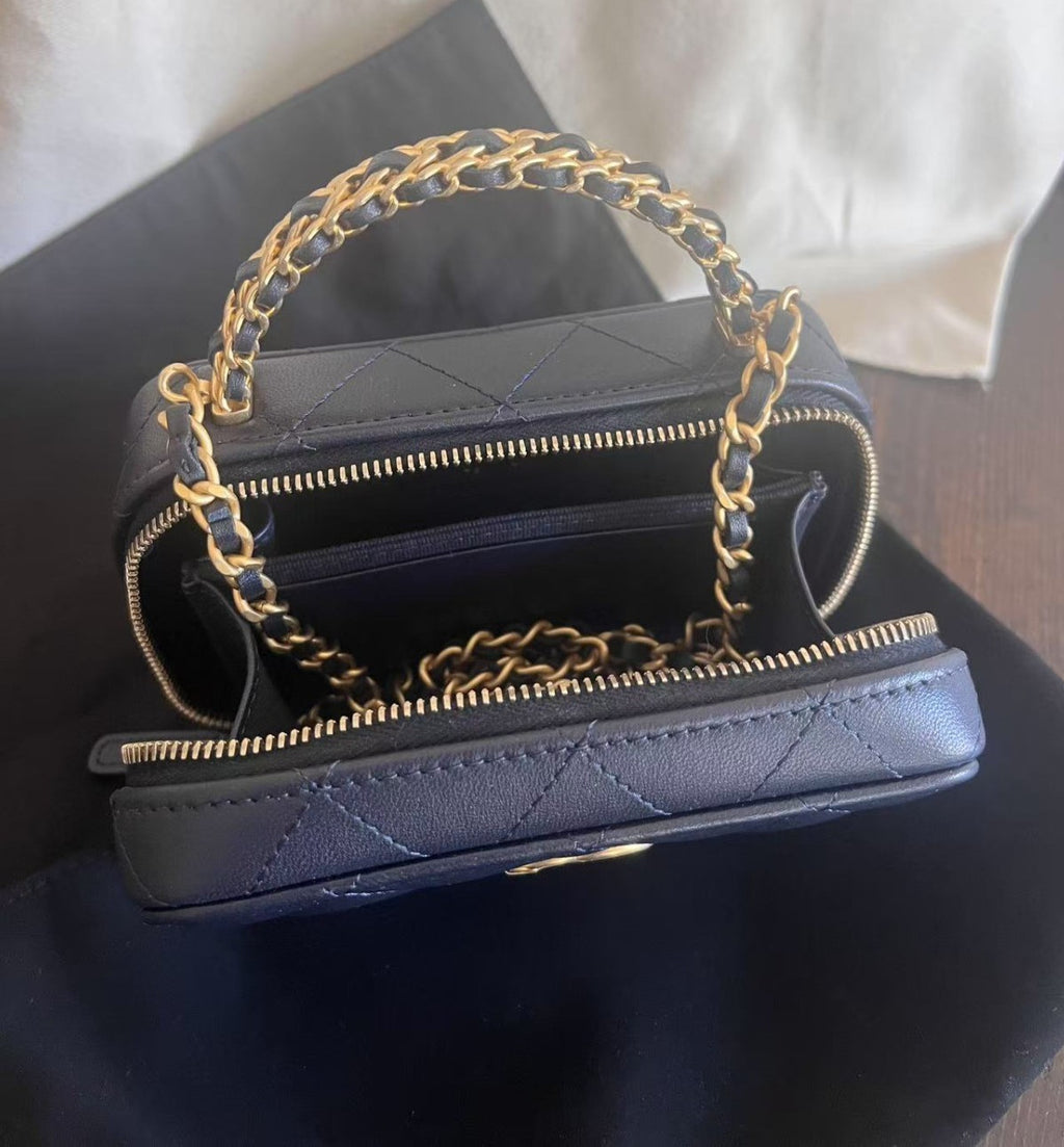 CHANEL 22K  Camera bag mini Top Handle Chain Strap Crossbody Brand NEW