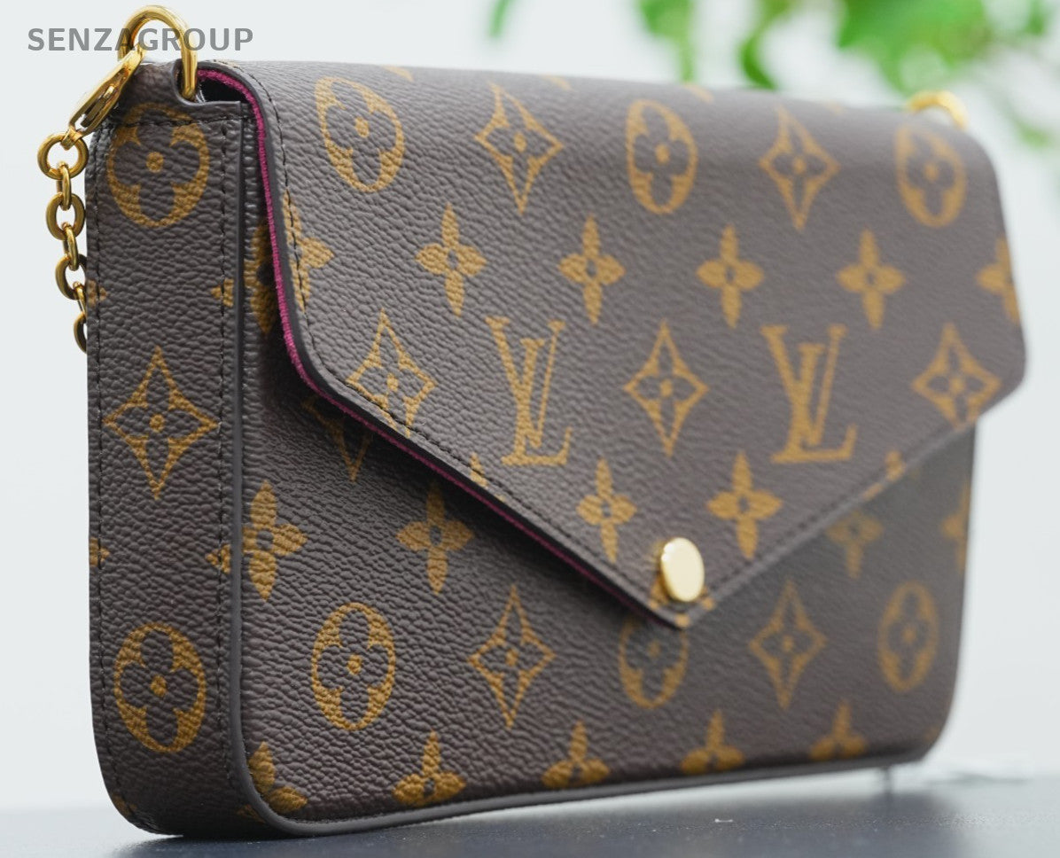 Louis Vuitton POCHETTE FÉLICIE Canvas coating Monogram Shoulder bag Chain Women