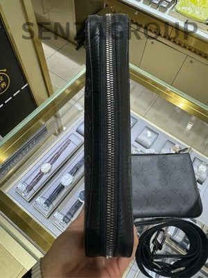 Louis Vuitton Trio Monogram Black Crossbody Handbag - Classic Women's Bag