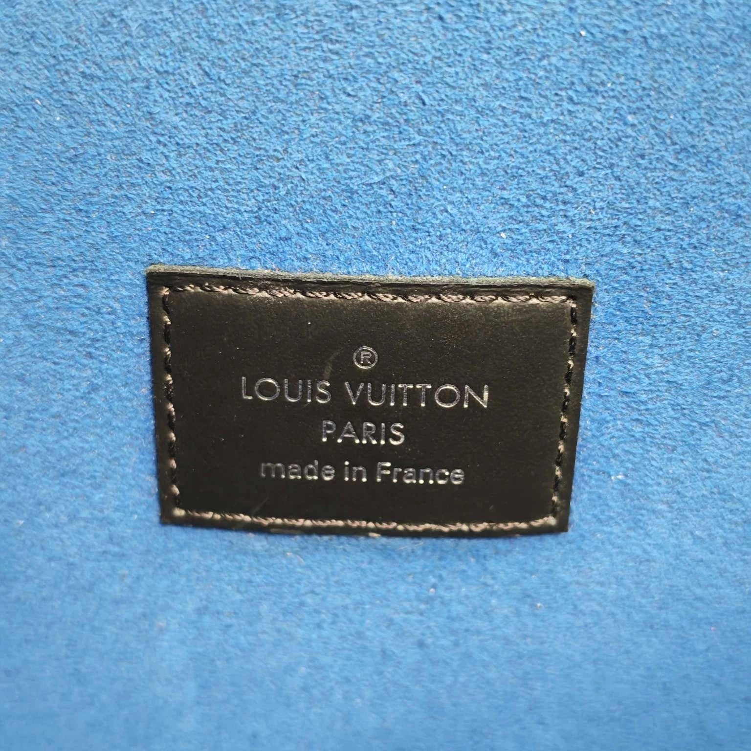 Louis Vuitton Black Grey Canvas Alpha Triple Clutch Bag For Women