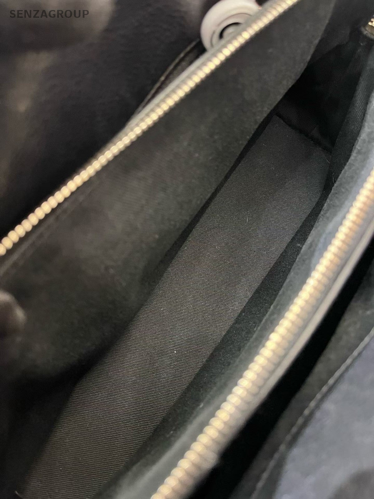 Chanel Diamond Tote Chain Shoulder Bag Black Gold Women Classic CC Logo