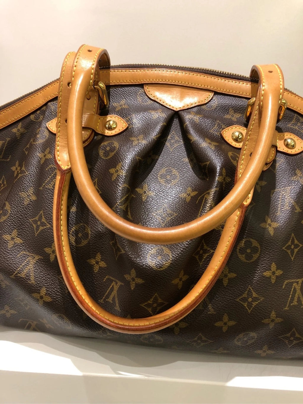 Louis Vuitton Canvas Dumpling Shoulder Bag For Women