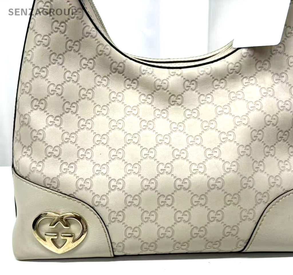GUCCI Guccissima Lovely White Shoulder bag