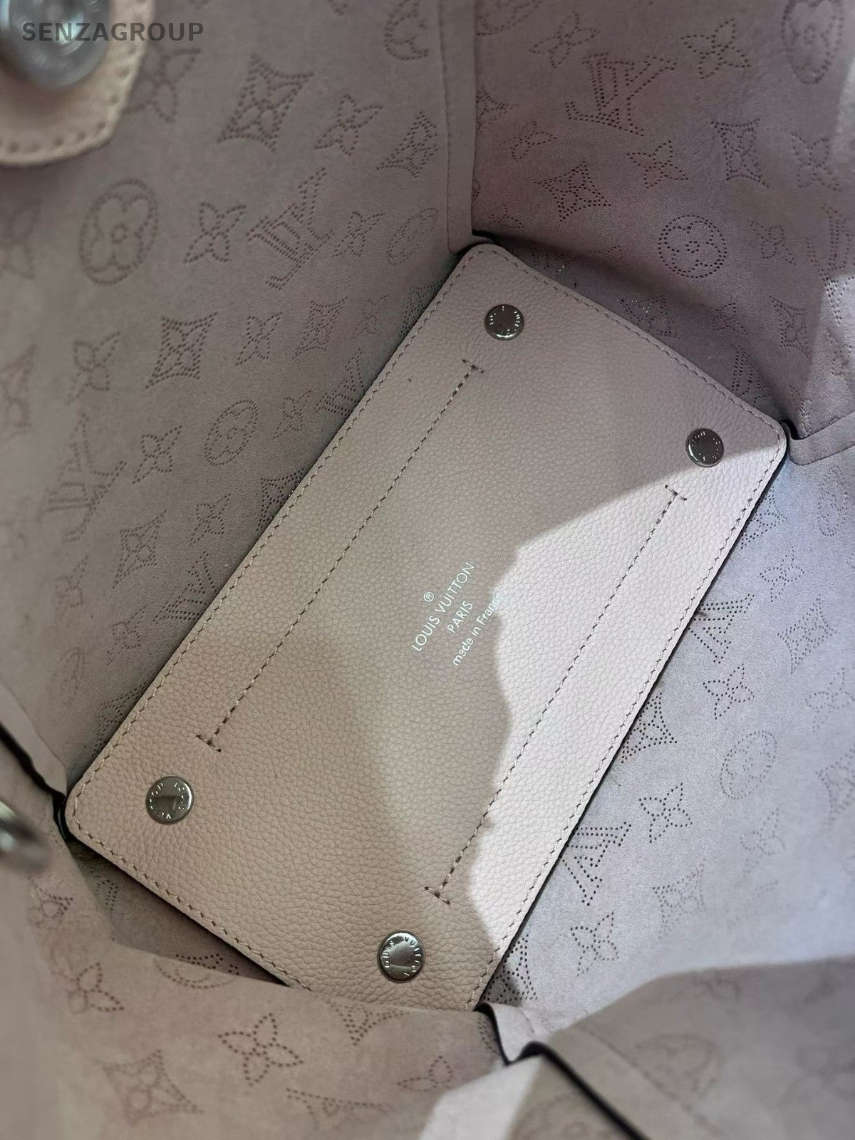 Louis Vuitton Hina Monogram Top Handle 2way Shoulder Handbag Pink Women