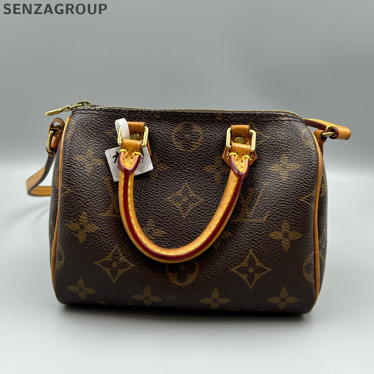 Louis Vuitton Speedy Nano Monogram Brown Women's Classic Handbag