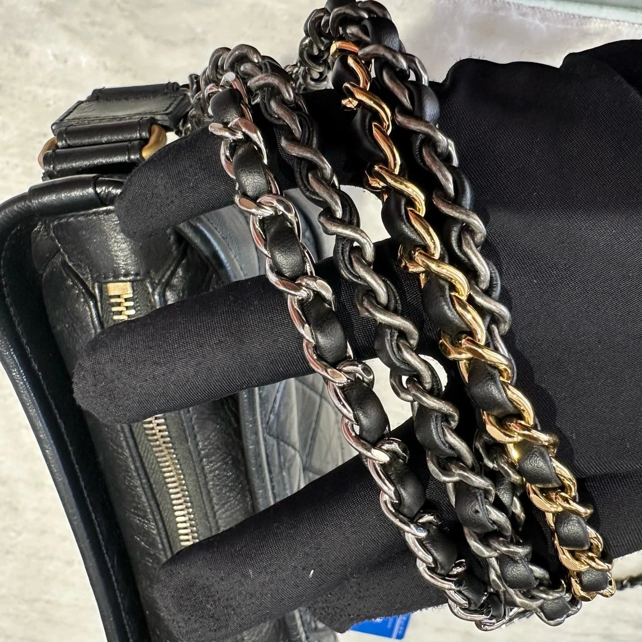 CHANEL Black Calfskin Small Shoulder Bag For Women