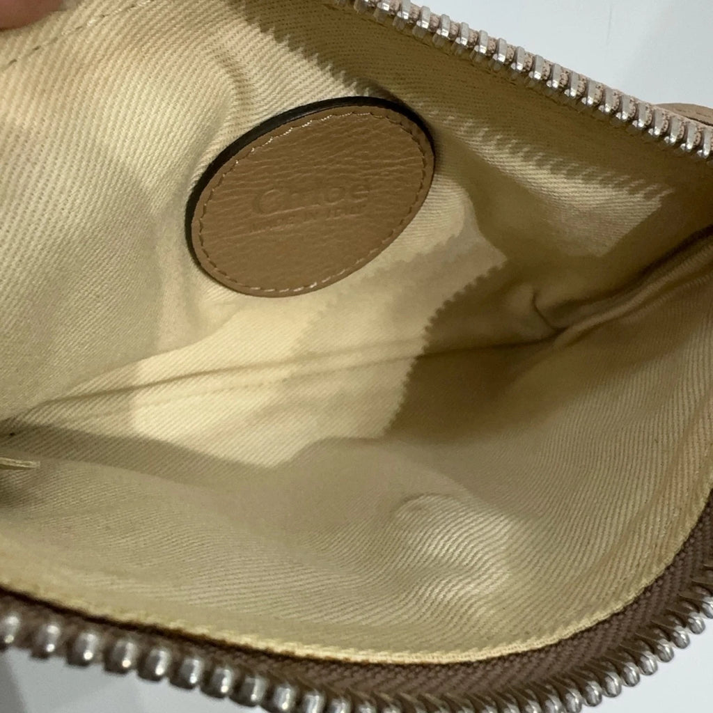 Chloe Exquisite Brown Lock Armpit Shoulder Bag For Women