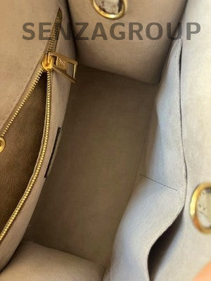 Louis Vuitton OnTheGo MM Grey Monogram Tote Bag - Classic Women's Handbag