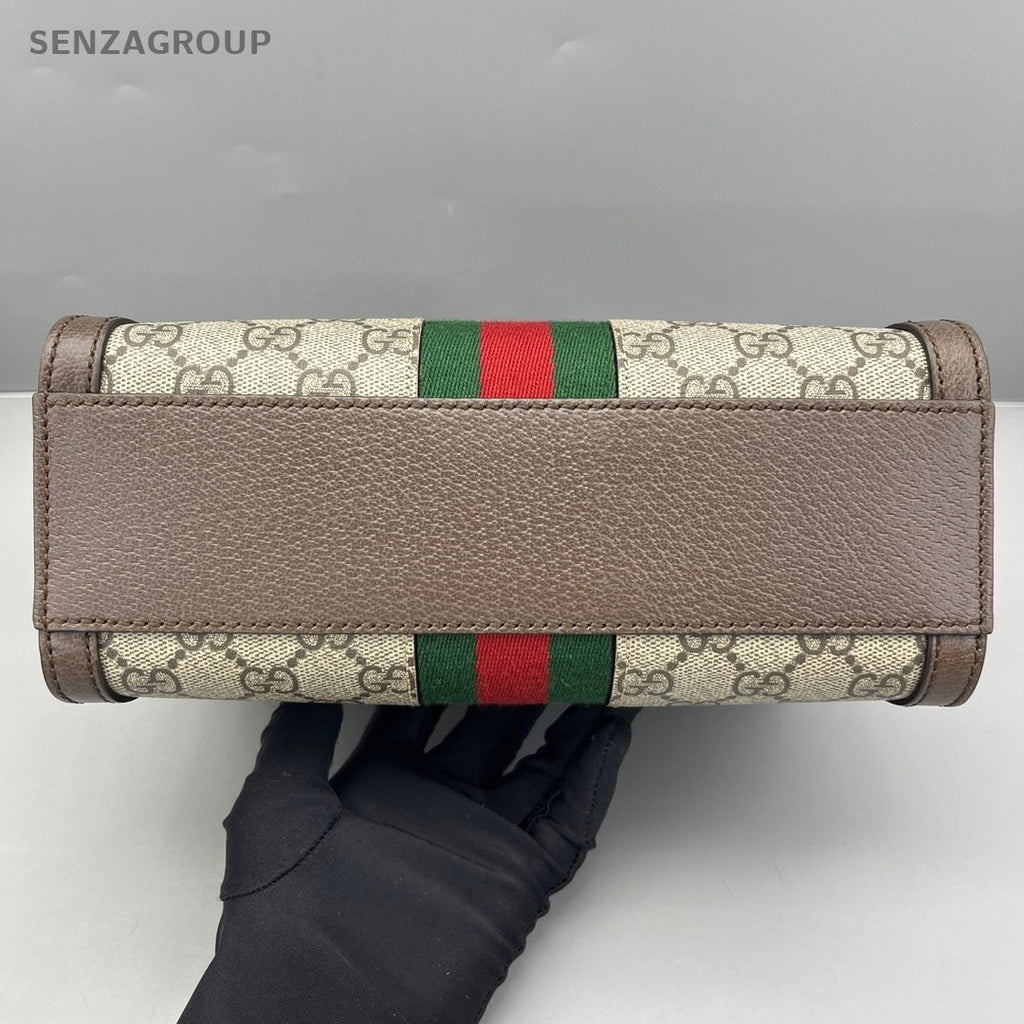 GUCCI Ophidia Monogram Top Handle 2way Shoulder Handbag Women Classic