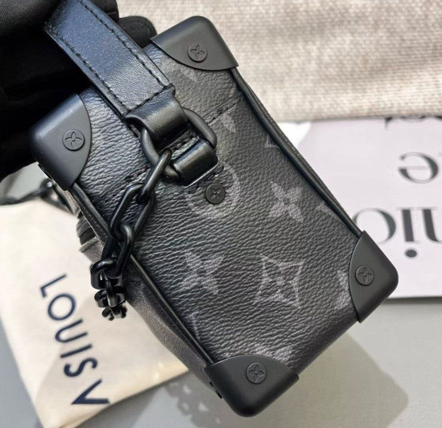 Louis Vuitton Soul Trunk Monogram Box Crossbody Black Unisex Adults Classic