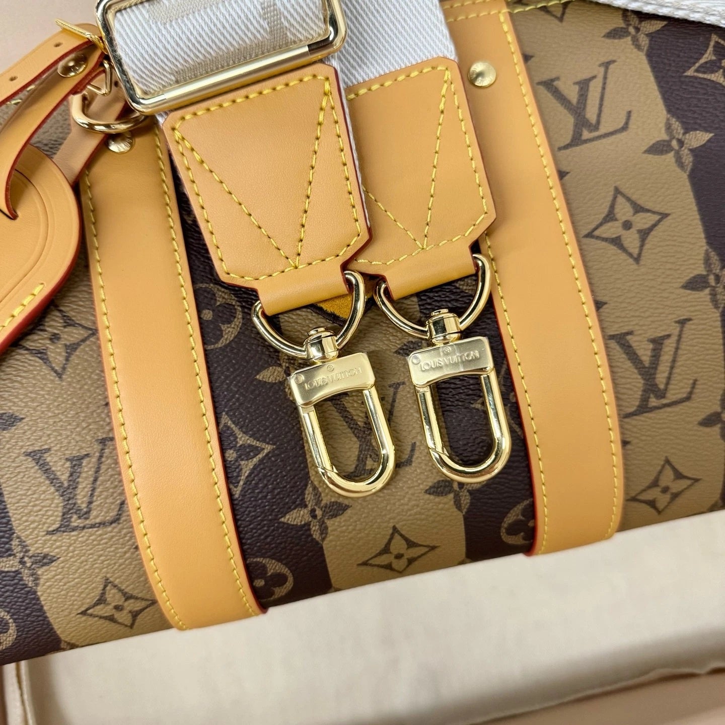 New Louis Vuitton x Nigo Keepall City Canvas Handbag For Women