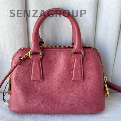 Prada Mini Saffiano Galleria Bag in Pink Gold - Classic & Fashionable