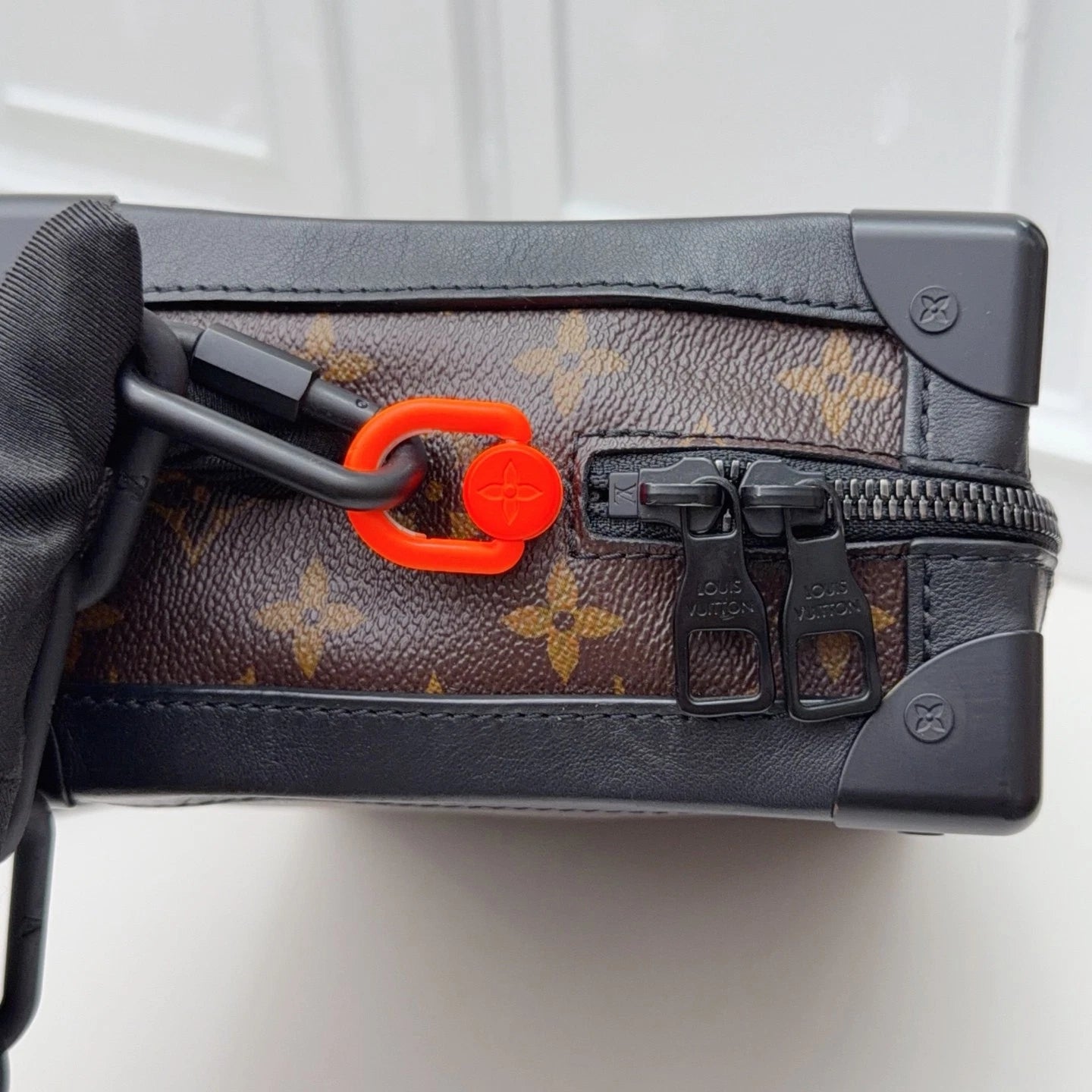 Louis Vuitton Soft Trunk MM Monogram Shoulder Bag Crossbody Unisex Adults