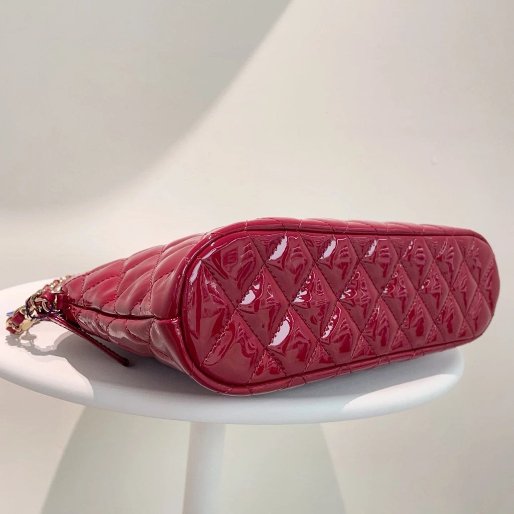 Chanel Shell Top Handle Bag Handbag Women Classic