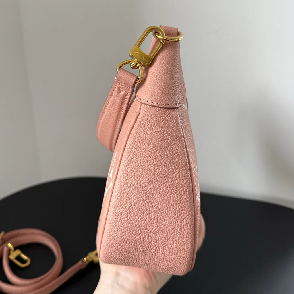 Louis Vuitton Boulogne Monogram Pink Crossbody Handbag Excellent